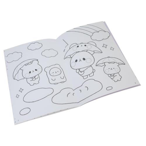 もちもちぱんだ ぬり絵 知育玩具 あそびぬりえ カラフル 新入学
