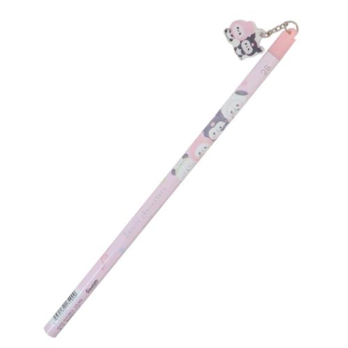 アクリルチャーム付き鉛筆2B 鉛筆 サンリオ×もちぱん ピンク 新入学