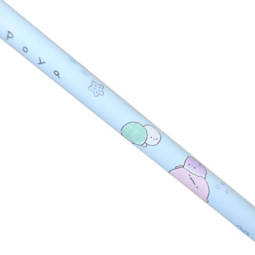 鉛筆 POYATOMO マット軸えんぴつ 2B 新入学 新学期準備文具 かわいい