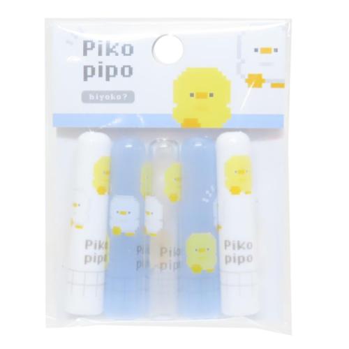 鉛筆キャップ PIKO PIPO えんぴつカバー5本セット ヒヨコ？ 新入学 新学期準備文具 女の子｜cinemacollection