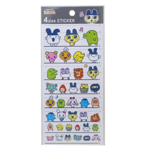 シールシート 4SIZE STICKER たまごっち カミオジャパン デコレーション 手帳デコ