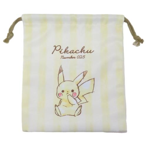 Yahoo! Yahoo!ショッピング(ヤフー ショッピング)ポケットモンスター マチ付き巾着 きんちゃくポーチ 巾着袋 おすわり ポケモン キャラクター