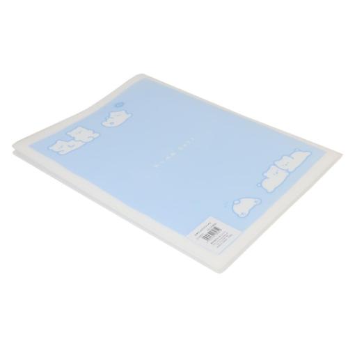 ポケットファイル 10ポケットクリアファイル A4 COLOR DAYS KUMA