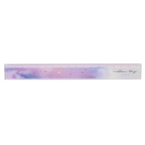ものさし 空 スリム17cm定規 MELLOW SKY 新学期準備文具