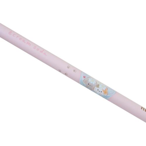 えんぴつ もぐにゃん 鉛筆HB クリームソーダ ヨコ 新入学 カミオジャパン 新学期準備文具