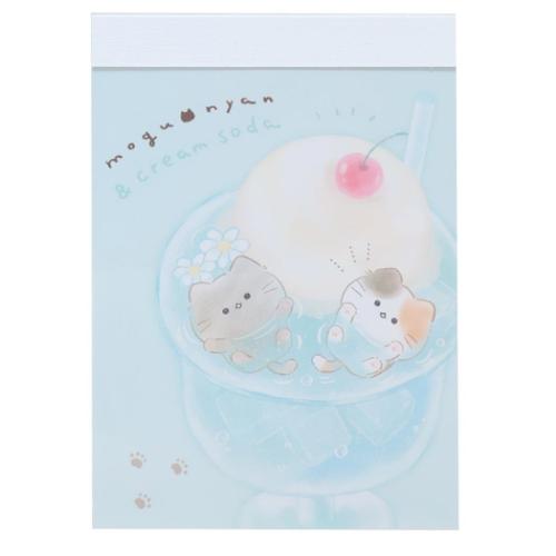 ミニメモ ミニミニメモ もぐにゃん メモ帳 カミオジャパン