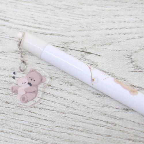 えんぴつ My Tiny Bear アクリルチャーム 鉛筆 2B 新学期準備文具 かわいい