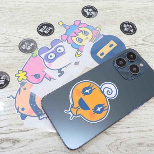 ダイカットシール たまごっち ミニデコステッカー ますくっち 耐水耐光