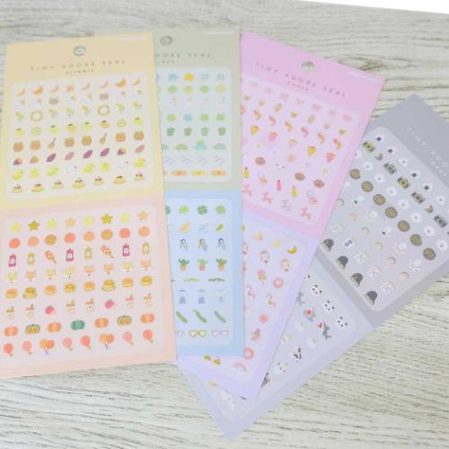 シールシート TINY ADORE SEAL FRESH カミオジャパン デコレーション 手帳デコ