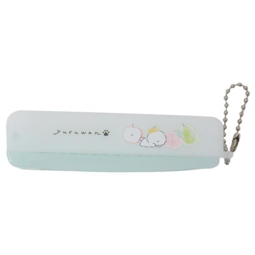 ヘアブラシ 折りたたみブラシ＆コーム YURUWAN フルーツ カミオジャパン プレゼント 折りたたみくし かわいい