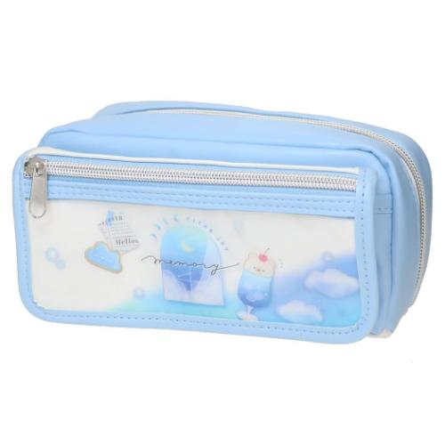 ペンポーチ フロントフラップペンケース クリアスカイメモリー カミオ