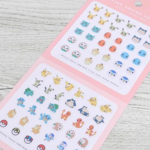 ポケットモンスター グッズ シールシート ポケモン キャラクター TINY ADORE SEAL