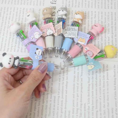 ボールペン マスコットミニボールペン ねこ カミオジャパン 4色カラー