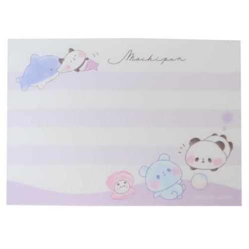 ミニミニメモ メモ帳 もちもちぱんだ うみでもちもち カミオジャパン