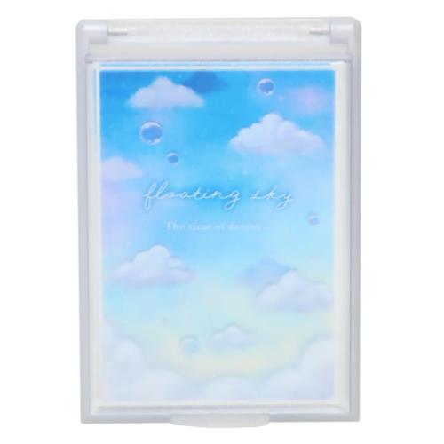 手鏡 カードミラーS FLOATING SKY カミオジャパン コンパクトミラー