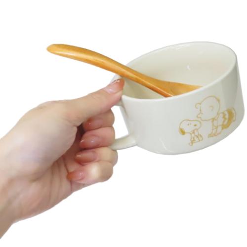 スヌーピー スープマグカップ スープカップ＆スプーンセット ピーナッツ カミオジャパン 350ml プレゼント