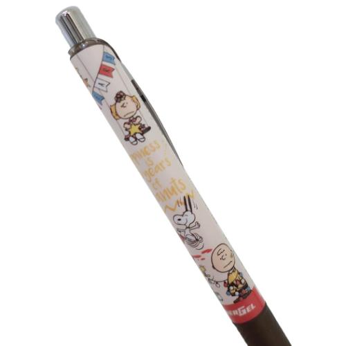 エナージェルボールペン 0.5mm ボールペン ピーナッツ スヌーピー みんなでパーティ カミオジャパン 新学期準備文具 ぺんてる