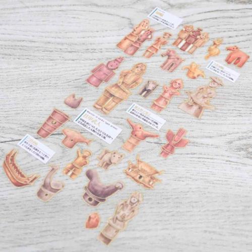 大人の図鑑シール シールシート 埴輪 カミオジャパン