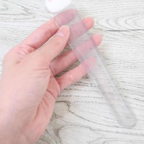 ものさし ずっとシマエナガ ラバーマスコット定規 カミオジャパン 新学期準備文具