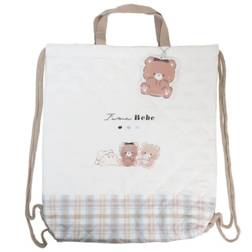 ナップサック 体操服バッグ フワベベ 新入学 カミオジャパン 新学期準備雑貨