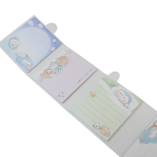 メモ帳 すやすやモフィー パタパタメモ バスタイム カミオジャパン