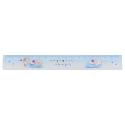 スリム17cm定規 MOGUNYAN ものさし カミオジャパン 空ゼリー グッズ
