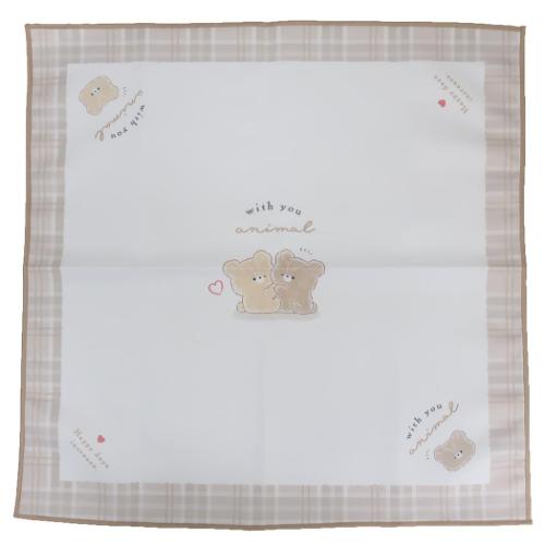 ランチクロス お弁当箱ナフキン WITH YOU ANIMAL カミオジャパン