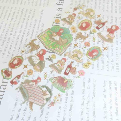 シールシート MONOGATARI SEAL 赤ずきん カミオジャパン デコシール