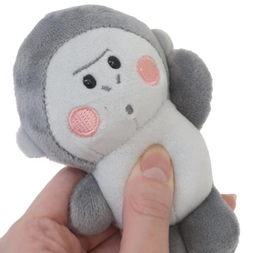 ぶらりんキーホルダー マスコット ゴリラ カミオジャパン アニマル ボールチェーン