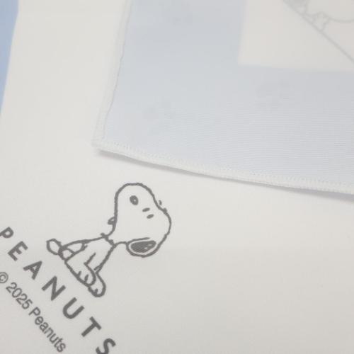 スヌーピー ピーナッツ キャラクター ランチクロス お弁当箱ナフキン 誰の足跡？ カミオジャパン