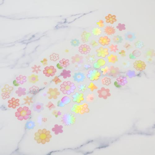 シールシート JELLY PICK SEAL FLOWER カミオジャパン デコレーション 手帳デコ