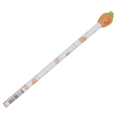 えんぴつ ジューシーなやさい でかマスコット鉛筆 2B にんじん 新入学