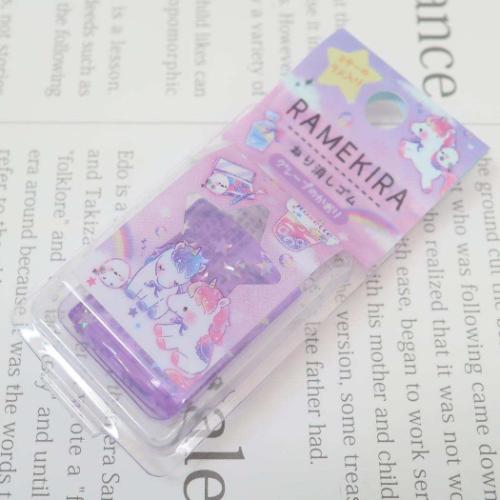 消しゴム RAMEKIRAねり消し ユニコーンロゼット カミオジャパン 新学期準備文具