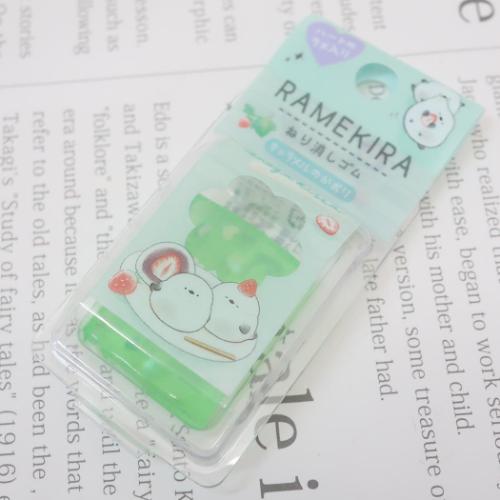 消しゴム RAMEKIRAねり消し だいふくエナガ喫茶 カミオジャパン 新学期準備文具