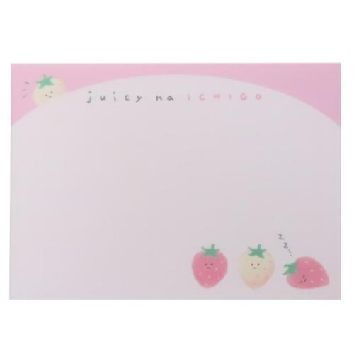 ミニミニメモ ジューシーないちご メモ帳 カミオジャパン