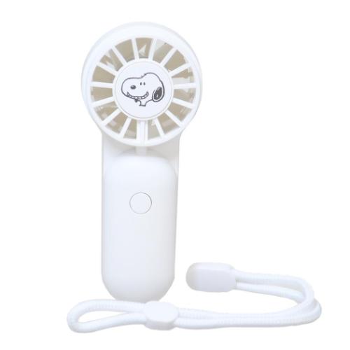 携帯用扇風機 コンパクトハンディファン スヌーピー THANK YOU ピーナッツ カミオジャパン 熱中症対策 USB充電