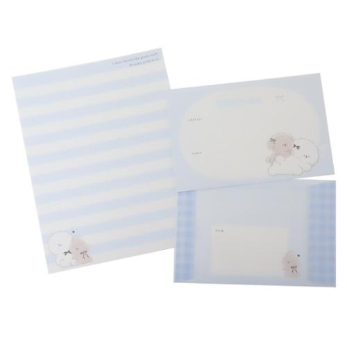 ソーメニーレター レターセット ゆるわん＆ゆるにゃー MIX カミオジャパン 手紙セット 便箋＆封筒