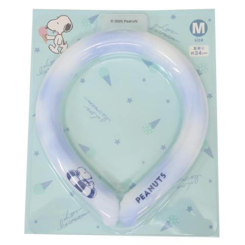 スヌーピー ピーナッツ キャラクター 夏用クールネック アイスループ ICE LOOP Mサイズ float