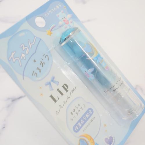 コスメ雑貨 ストーン付きリップ エクランウルー BLUE ANGEL カミオジャパン リップクリーム