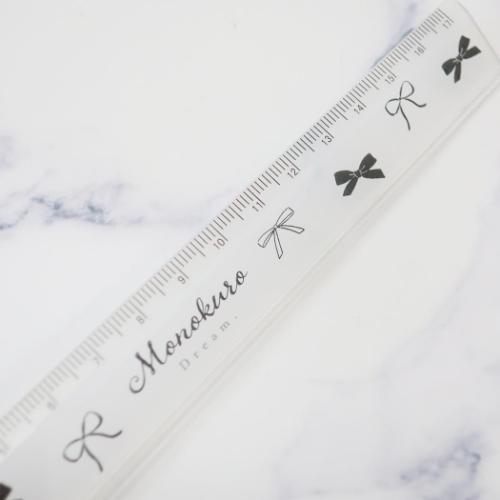 スリム17cm定規 BLANOIR ものさし カミオジャパン MONOKURO DREAM グッズ