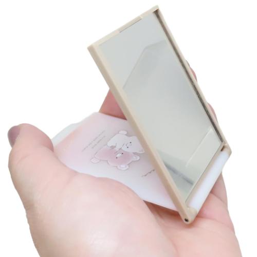 手鏡 GYUTTO BEAR カードミラーS カミオジャパン コンパクトミラー