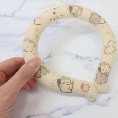 夏用クールネック もぐにゃん アイスループ ICE LOOP Sサイズ カミオジャパン 熱中症対策 冷却 ネッククーラー 子ども