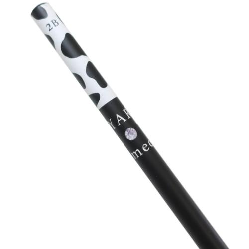 鉛筆 GYARU mee 2B 丸軸 Cow えんぴつ 新学期準備文具 筆記用具 小学生 かわいい