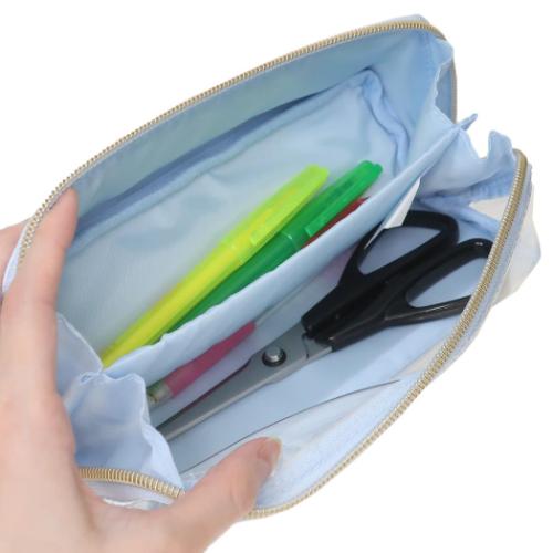 ペンポーチ ターンオープンペンケース キルティングパール カミオジャパン 新学期準備文具 筆箱