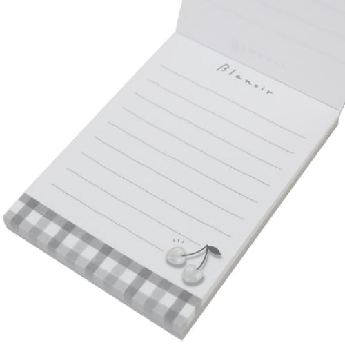 ミニミニメモ ブラノワール blanoir メモ帳 カミオジャパン チェリー グッズ