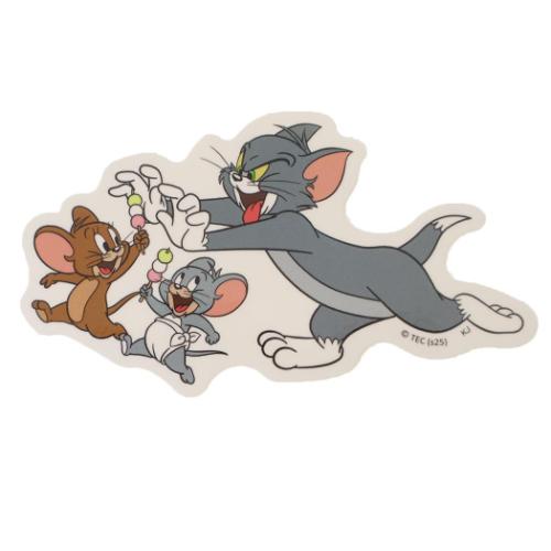 ダイカットシール ミニデコステッカー トムとジェリー トムとジェリーとタフィー 追いかけっこ ワーナーブラザース カミオジャパン