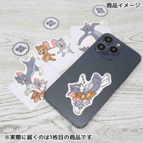 ダイカットシール ミニデコステッカー トムとジェリー トムとジェリーとタフィー 追いかけっこ ワーナーブラザース カミオジャパン