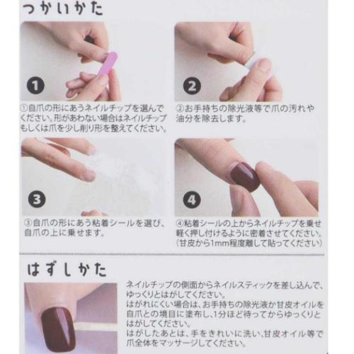 ネイルチップ ブラノワール blanoir コスメ雑貨 カミオジャパン MIX グッズ