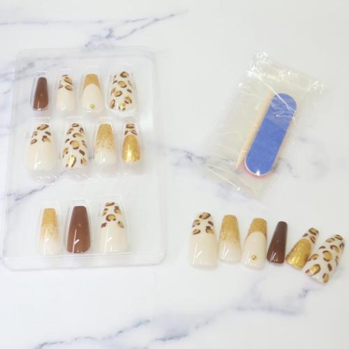 コスメ雑貨 GYARU mee ネイルチップ Leopa カミオジャパン ネイルアート 付け爪