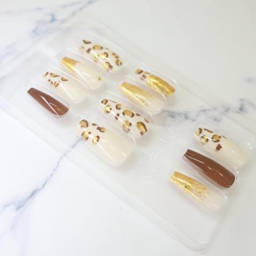 コスメ雑貨 GYARU mee ネイルチップ Leopa カミオジャパン ネイルアート 付け爪